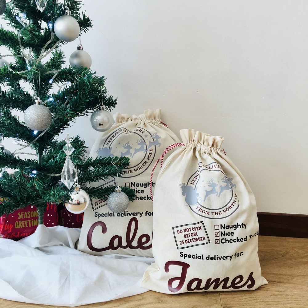 Custom santa online bags